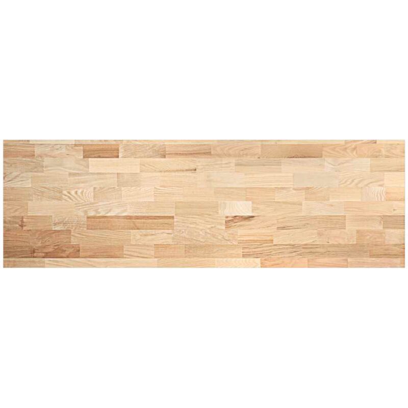 Plan de travail de cuisine bois de chêne massif rectangulaire Vidaxl