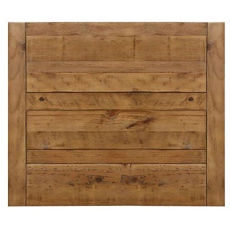 Plan de travail en bois recyclé marron – Largeur 60 cm – Épaisseur 3 cm – Finition artisanale pour cuisine et atelier – Decoration D’Autrefois