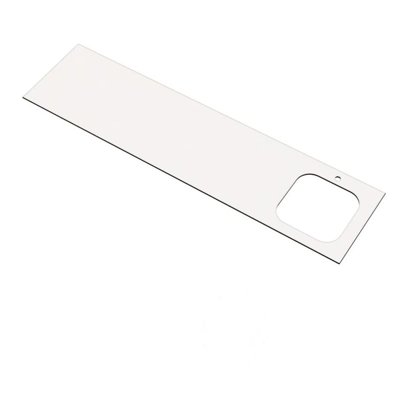 Plan de travail percé réversible en hpl pour cuisine d'extérieur - 240 x 61 cm