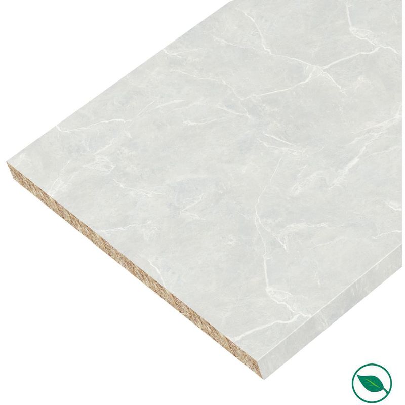 Forestea - Plan de travail stratifié marbre 2770 x 640 ep 28 mm - pefc 75% .