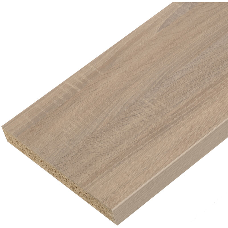 Forestea - Plan de travail stratifié chêne scié 3000 x 650 x 38 mm - pefc 75%.