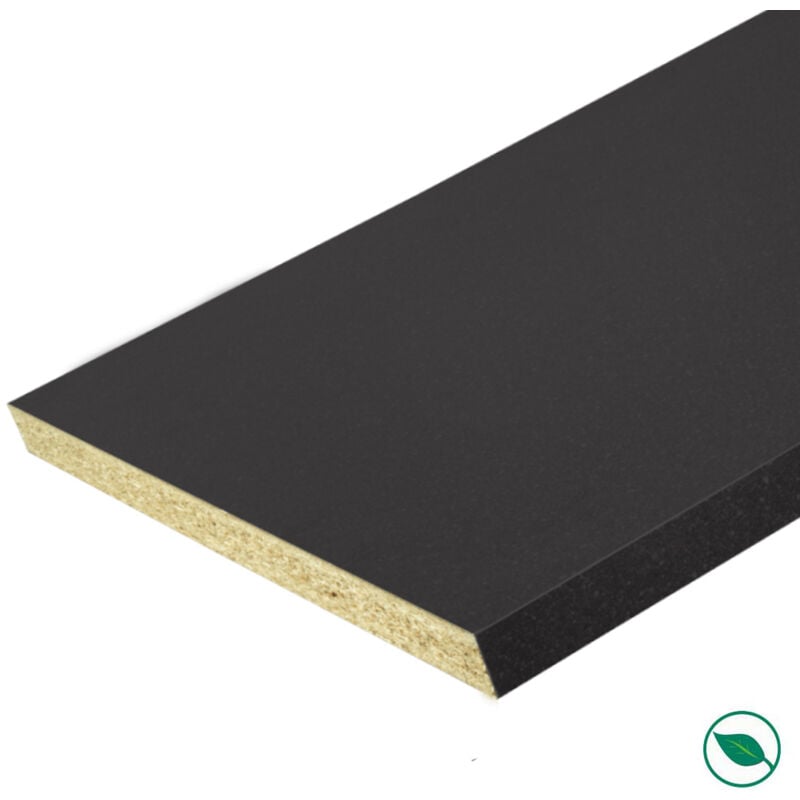 Plan de travail stratifié cpl Granit foncé 3040 x 640 x 38 mm - fsc mixte 70%