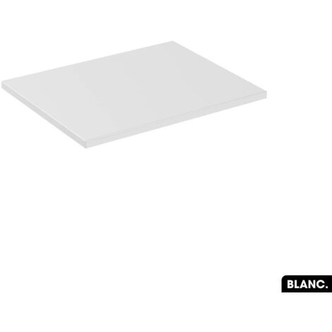 Plan de vasque en bois BLANC L.60 x P.46,5 x H.2