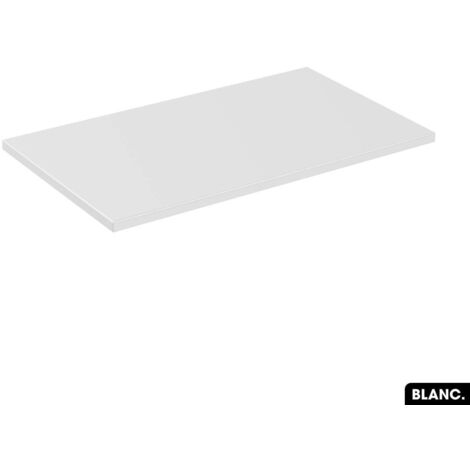Plan de vasque en bois BLANC L.80 x P.46,5 x H.2