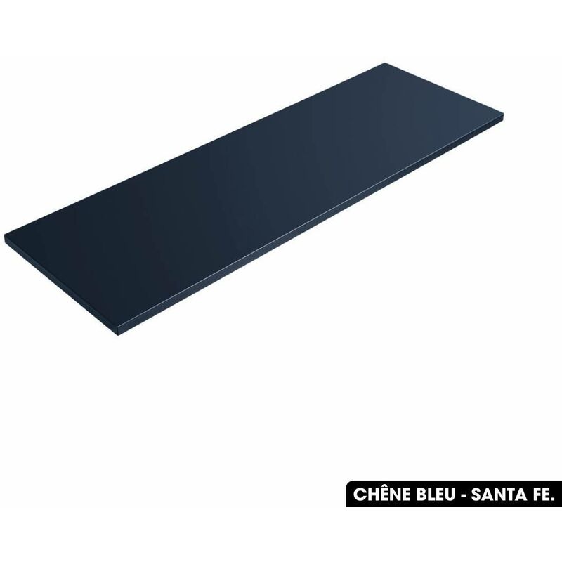 Plan de vasque en bois chêne bleu - santa fe L.60 x P.46 x H.2,5 - Chêne Bleu de Santa Fe