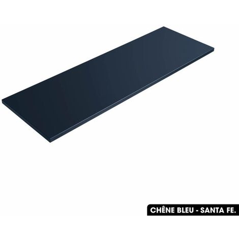 Plan de vasque en bois CHÊNE BLEU - SANTA FE L.60 x P.46 x H.2,5
