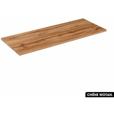 Plan de vasque en bois CHÊNE WOTAN L.100 x P.46,5 x H.2