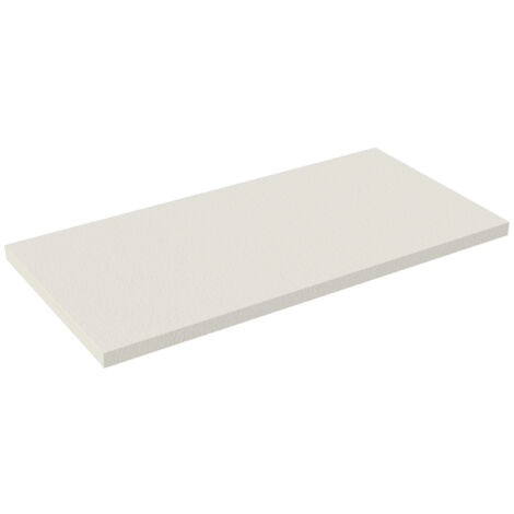 Plan double vasque suspendu Clever Beige - 140 x 46 cm