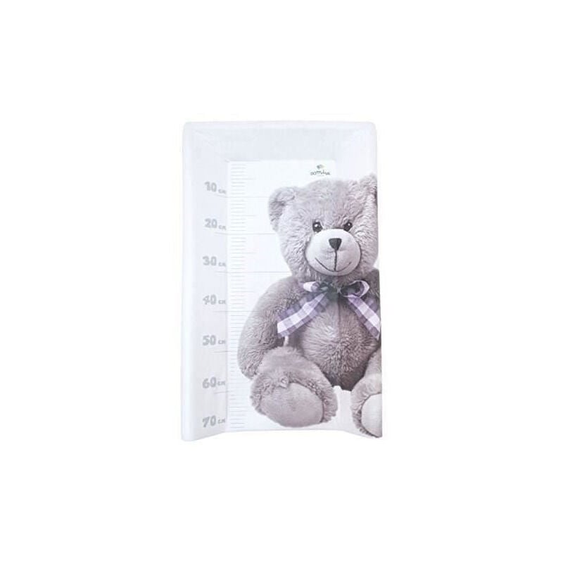 Plan a langer Domiva Little Bear - pvc - Matelas intégré - Blanc/Gris - 50 x 80 cm