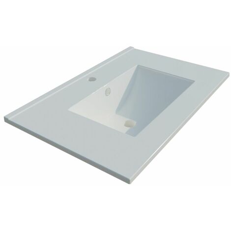 CUISIBANE Plan vasque en céramique CERATOP - 70 cm