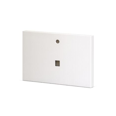 Plan vasque Vulcano L 80 x P 46 x H 2,6 cm en marbre et résine Couleur Blanc