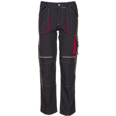 Planam Bundhose Basalt Gr. 48 anthrazit/rot