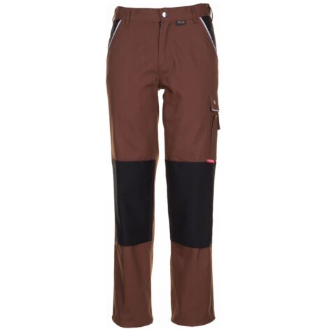 Planam Bundhose Canvas 320 Gr. 64 braun/schwarz