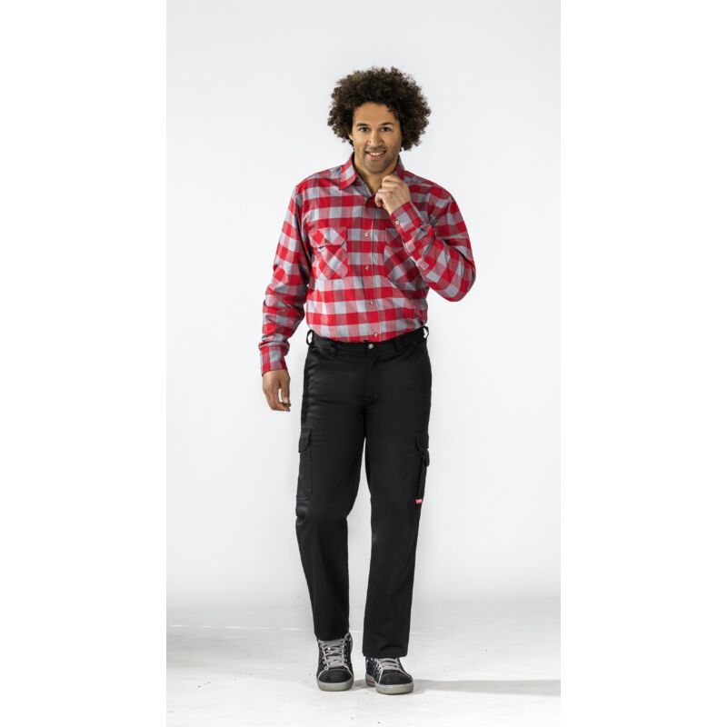 Planam Outdoor Easy Herren Bundhose Schwarz 44