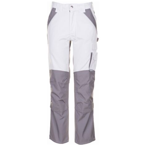 Planam Bundhose Plaline Gr. 50 reinweiß/zink