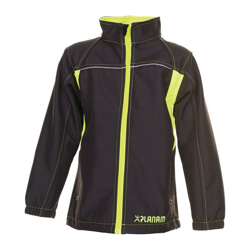 

Chaqueta softshell para niños talla junior 134/140 antracita / amarillo PLANAM