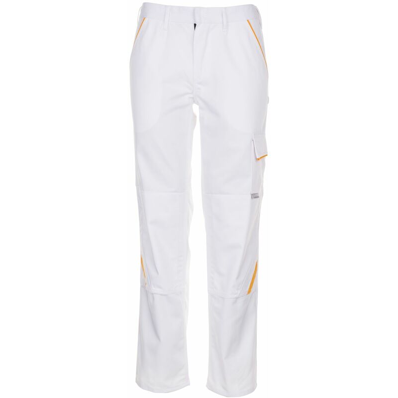Pantalon hommes Highline blanc/blanc/jaune Taille 106 - weiss