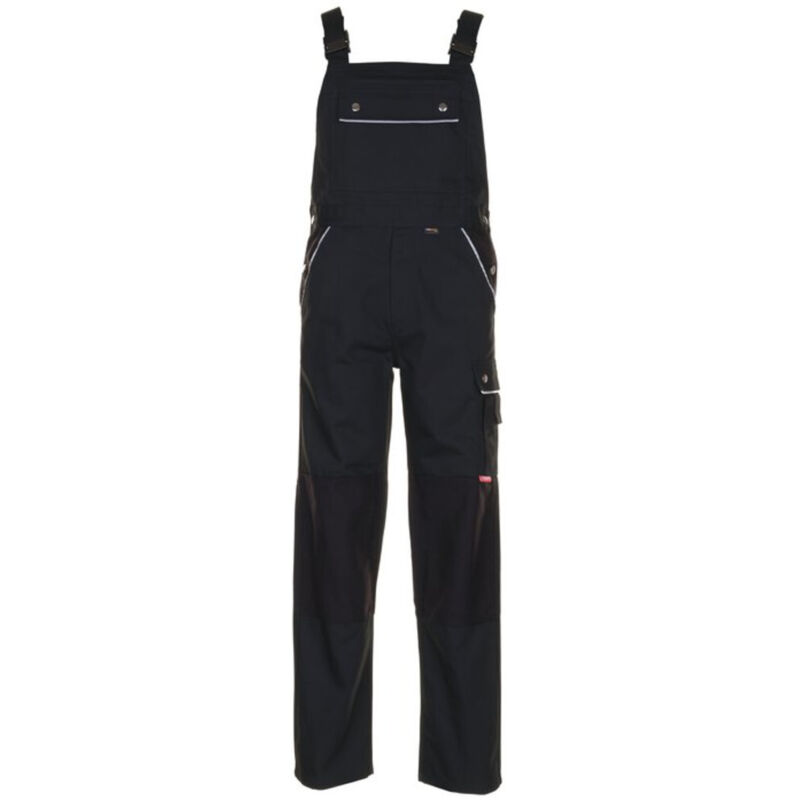 Latzhose Canvas 320 schwarz/schwarz 50 - Planam