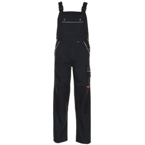 PLANAM Latzhose CANVAS 320 gr/qm Schwarz Nr. 2134 Gr. 52