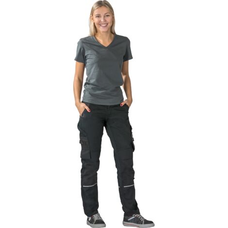 Planam Norit Damen Bundhose schwarz/schwarz 42