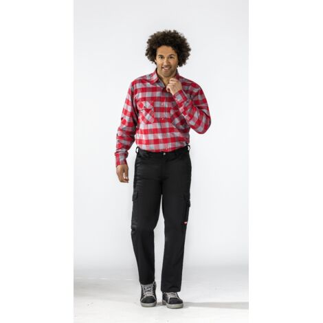 Planam Outdoor Easy Herren Bundhose schwarz 44