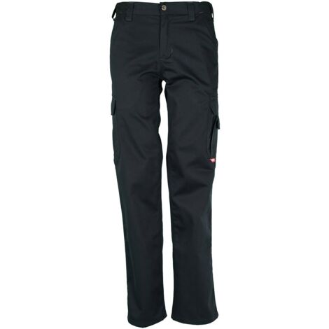 Planam - Pantalone Casual Easy Da Uomo, Colore Nero, Taglia 54