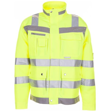 PLANAM Plaline Warnschutz Blouson gelb/zink 52