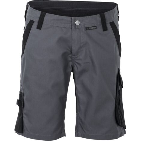 Planam Shorts Norit Damen Gr. XL schiefer/schwarz