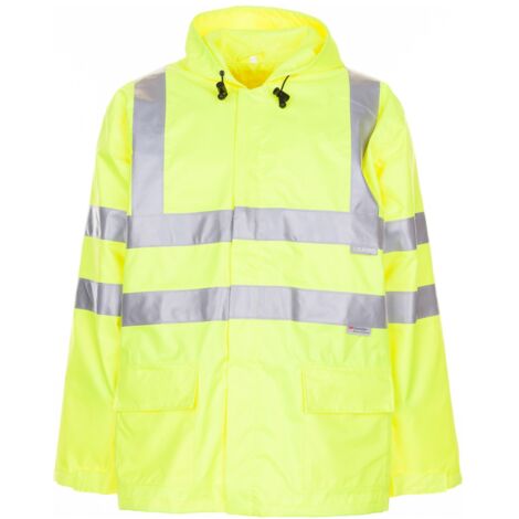 Planam Warn Regenjacke wasserdicht Gr. XL gelb