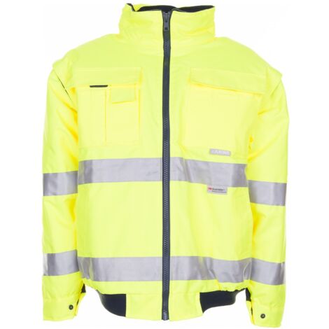 Planam Warnschutz Pilotenjacke uni Gr. L gelb
