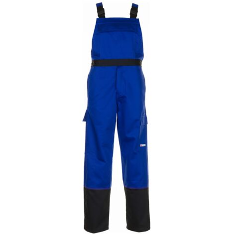 PLANAM Weld Shield Latzhose 5531 kornblau/schwarz Gr. 62