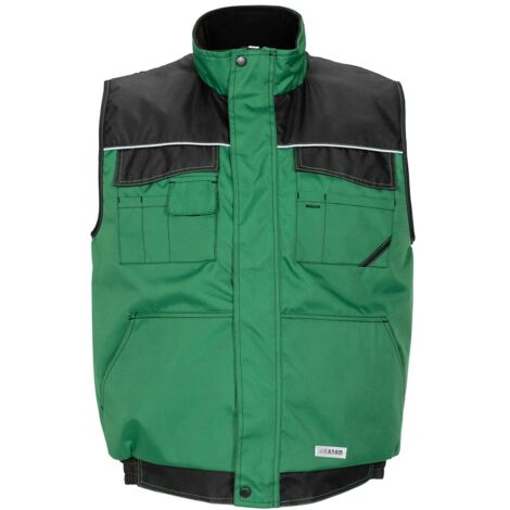 Planam Weste Outdoor Dust Gr. 3XL farngrün/schwarz
