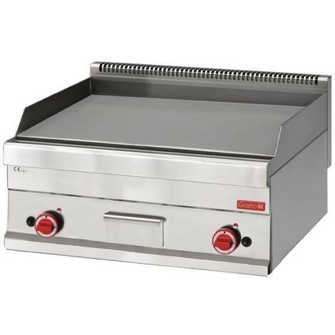 Plancha a gas con placa de cromo duro 65/70 FTG-CR línea 650 Gastro M GN060