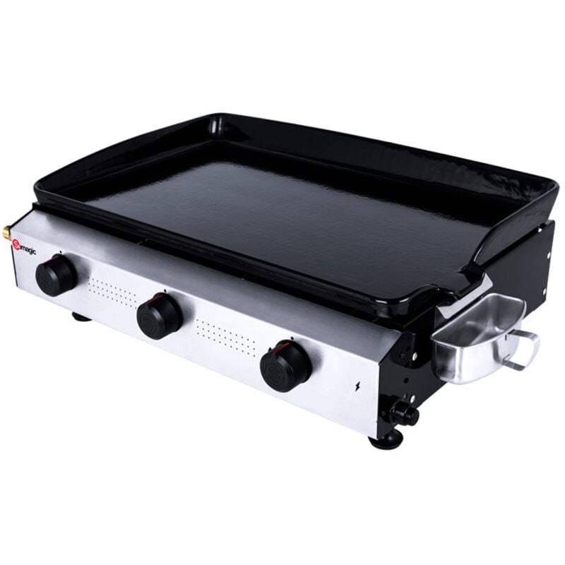 Plancha à gaz à poser 3 brûleurs aneto