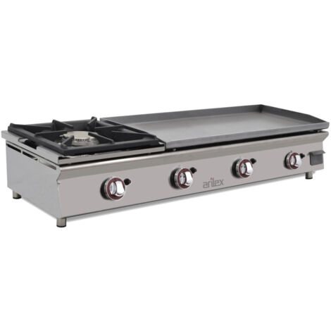 Plancha à Gaz en Acier Rectifié - Arilex