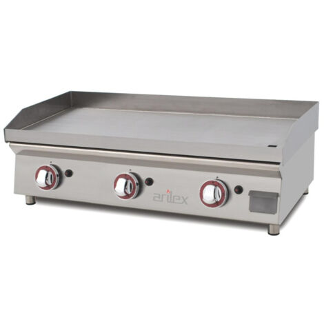Plancha à Gaz en Acier Rectifié - Arilex