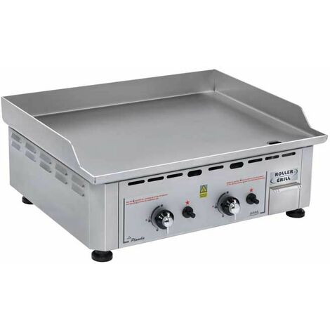 Plancha à gaz inox Roller Grill PSI600G 60 x 40 cm