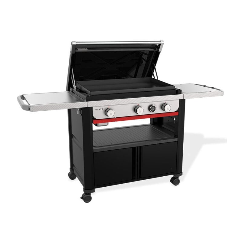 Weber - Plancha à gaz Slate gpd 76 cm sur chariot