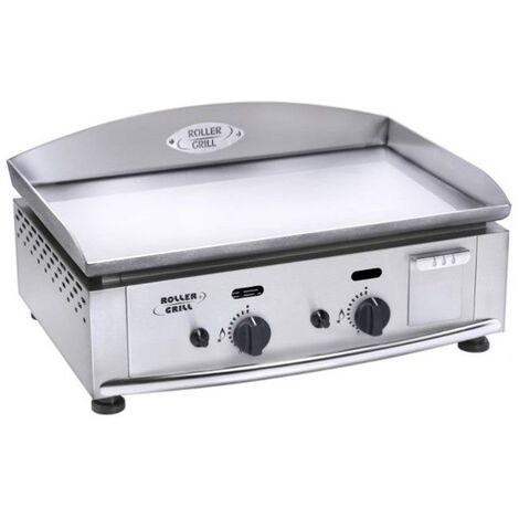Plancha à gaz tout inox Roller Grill PLI 600 G 60 x 45 cm