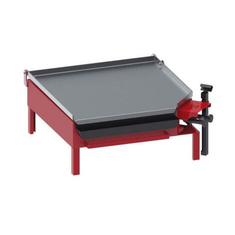 Plancha à gaz FM PL-45 INOX 60×45 en acier inoxydable épaisseur 5mm