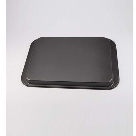 Plancha antiadherente poco profunda, bandeja rectangular para barbacoa, parrilla casera para pescado, pizza, galletas, horno, equipo de cocina