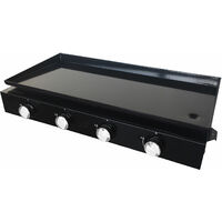 Plancha au gaz MÉRIDA 4 brûleurs 8 kW