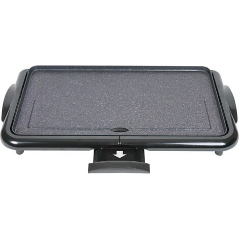 Plancha De Asar Con Acabado De Piedra 2000W - 26 X 46Cm, Libre De Pfoa