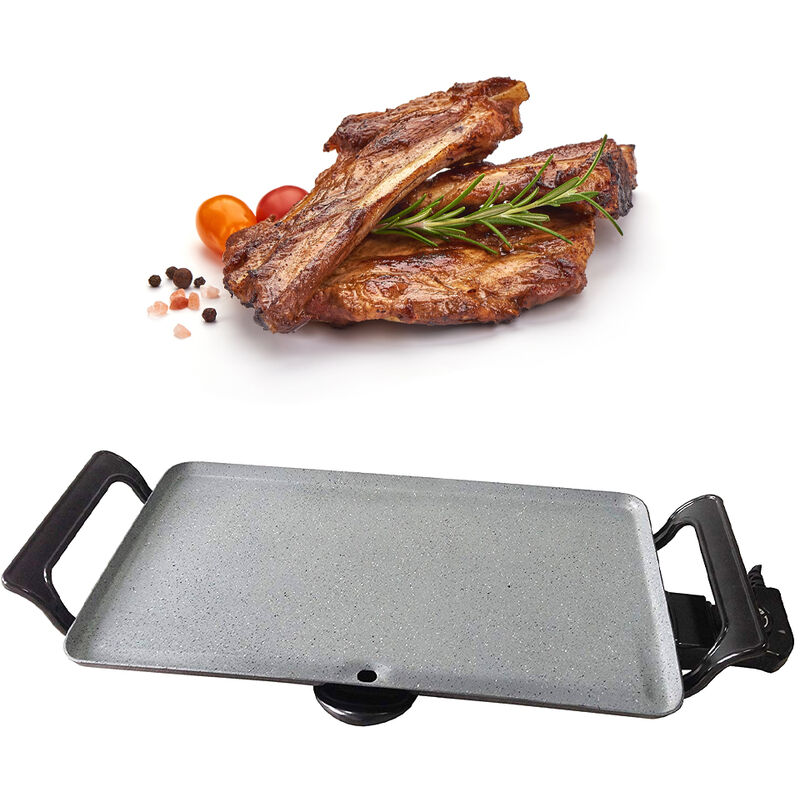 

Plancha de asar - Parrilla con revestimiento de piedra 2000W