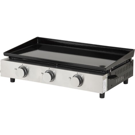 Plancha de gas MÉRIDA 3 quemadores 6 kW