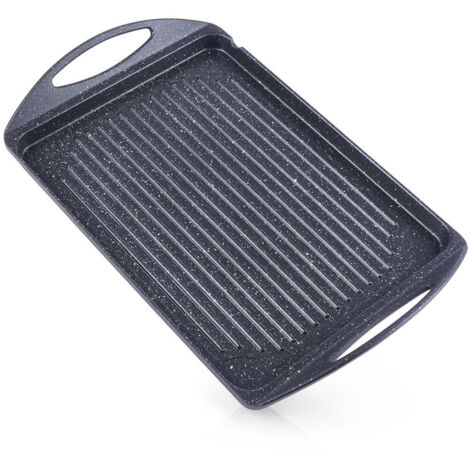 Plancha de granito GRANDE para parrilla, 42 x 27 cm
