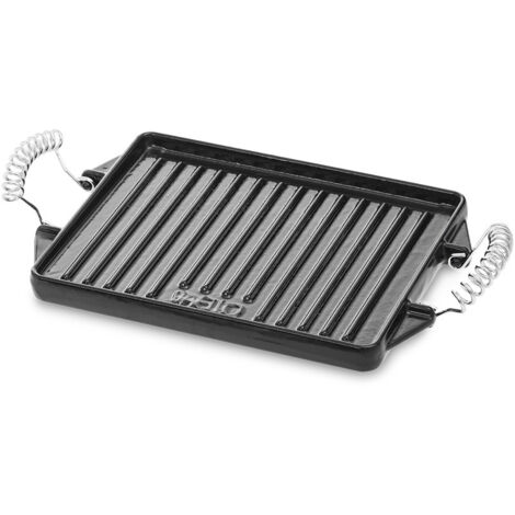 Plancha de hierro esmaltado rectangular 27x21cm. vaello