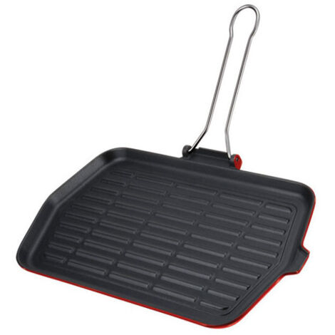 Plancha de hierro fundido Dietella para inducción 23x36 Ilsa
