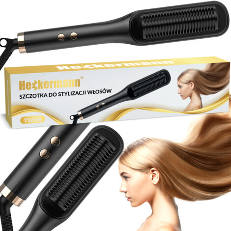 Plancha de pelo de cerámica negra YS668