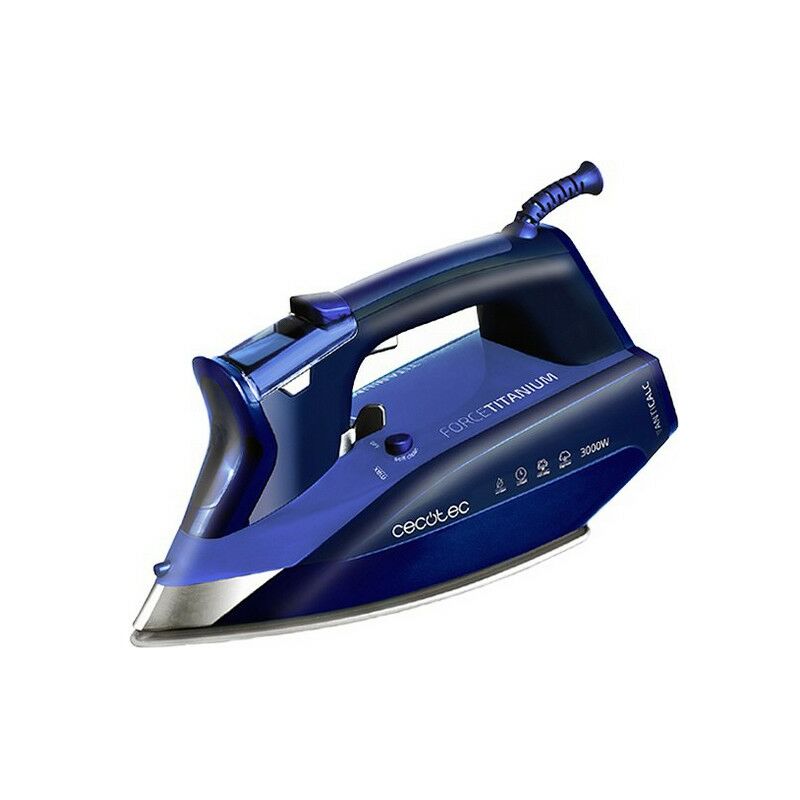 

BHD - Plancha de Vapor Cecotec Forcetitanium 720 Smart 300 ml 3000W Azul